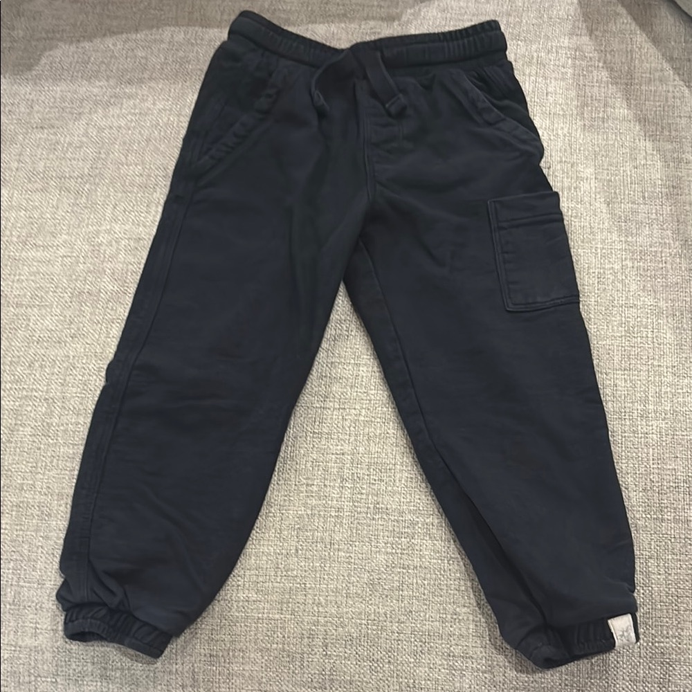 Burt's Bees Baby Black Jogger Sweatpants